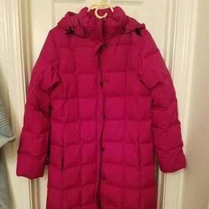 Land's End Long Puffer Coat