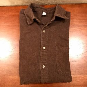 American Apparel Brown Flannel Shirt | Small