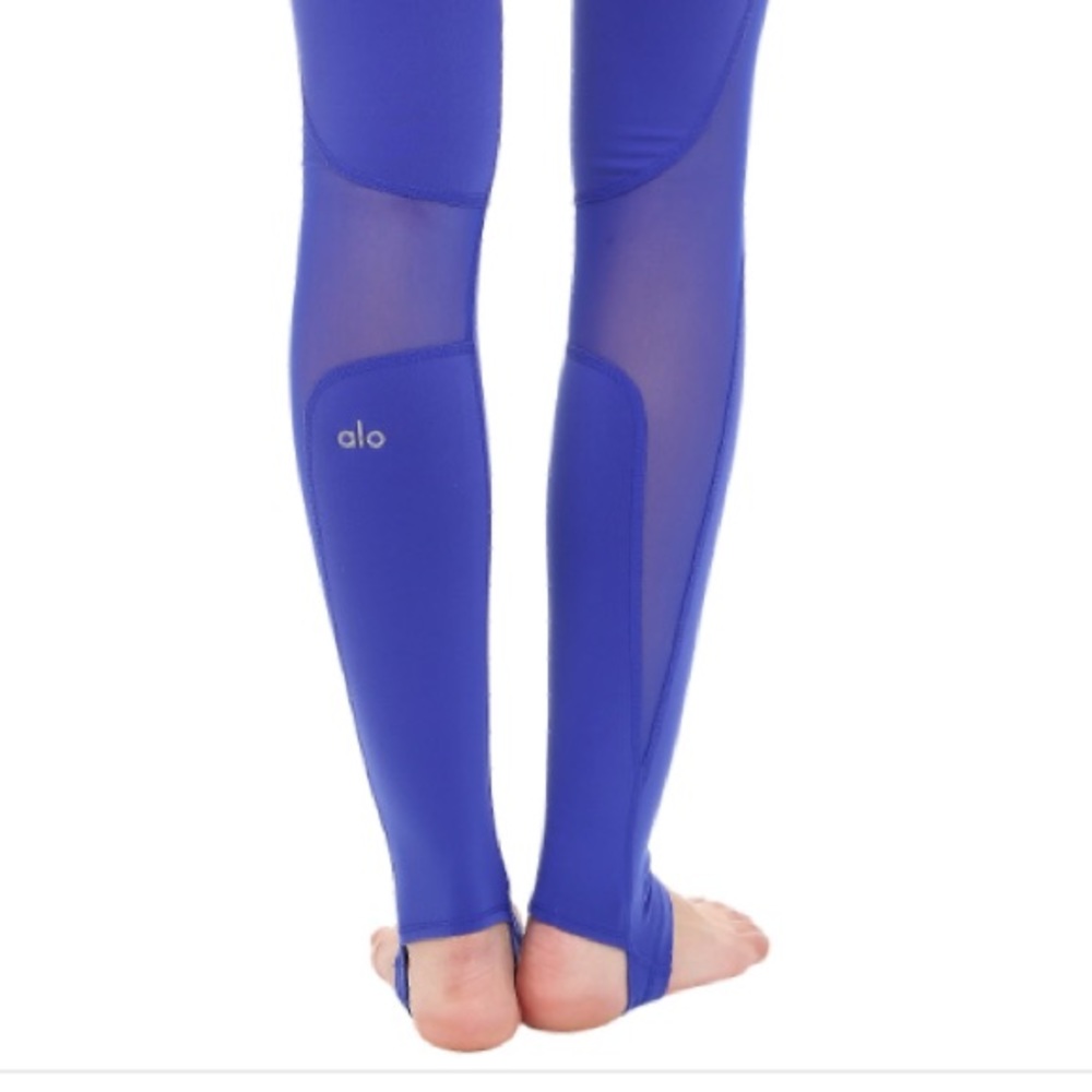 Alo yoga coast leggings, cobalt blue, size small
