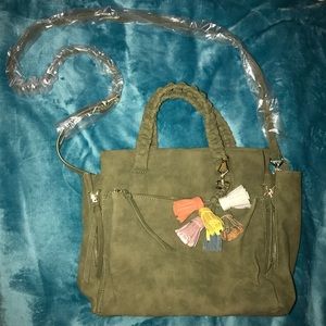 Olive Green Francesca's Purse