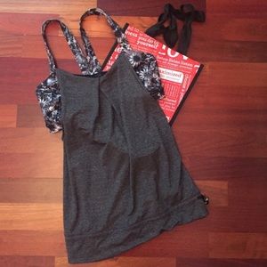 Lululemon floral tank top