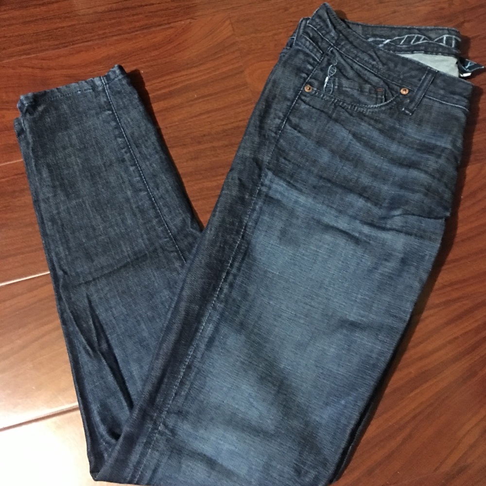 GENETIC DENIM Dark Blue Skinny Jeans Size 30