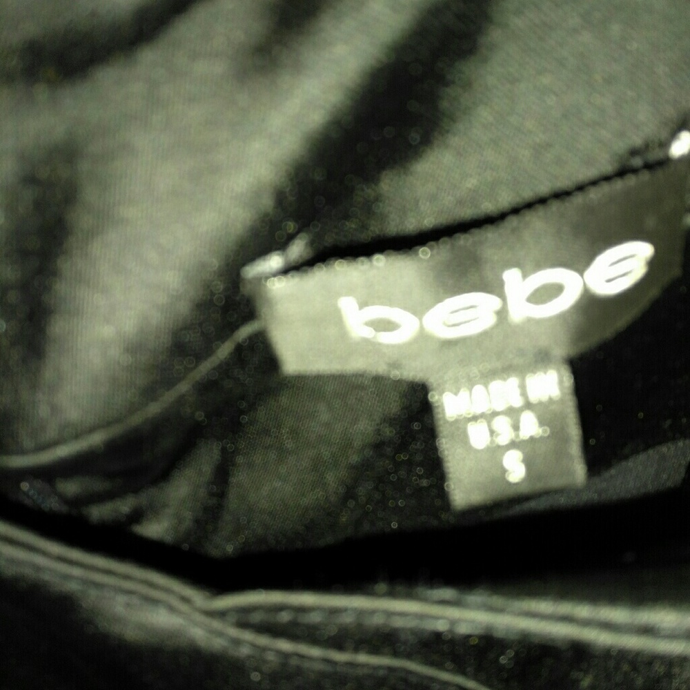 Black bebe dress