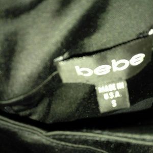 Black bebe dress