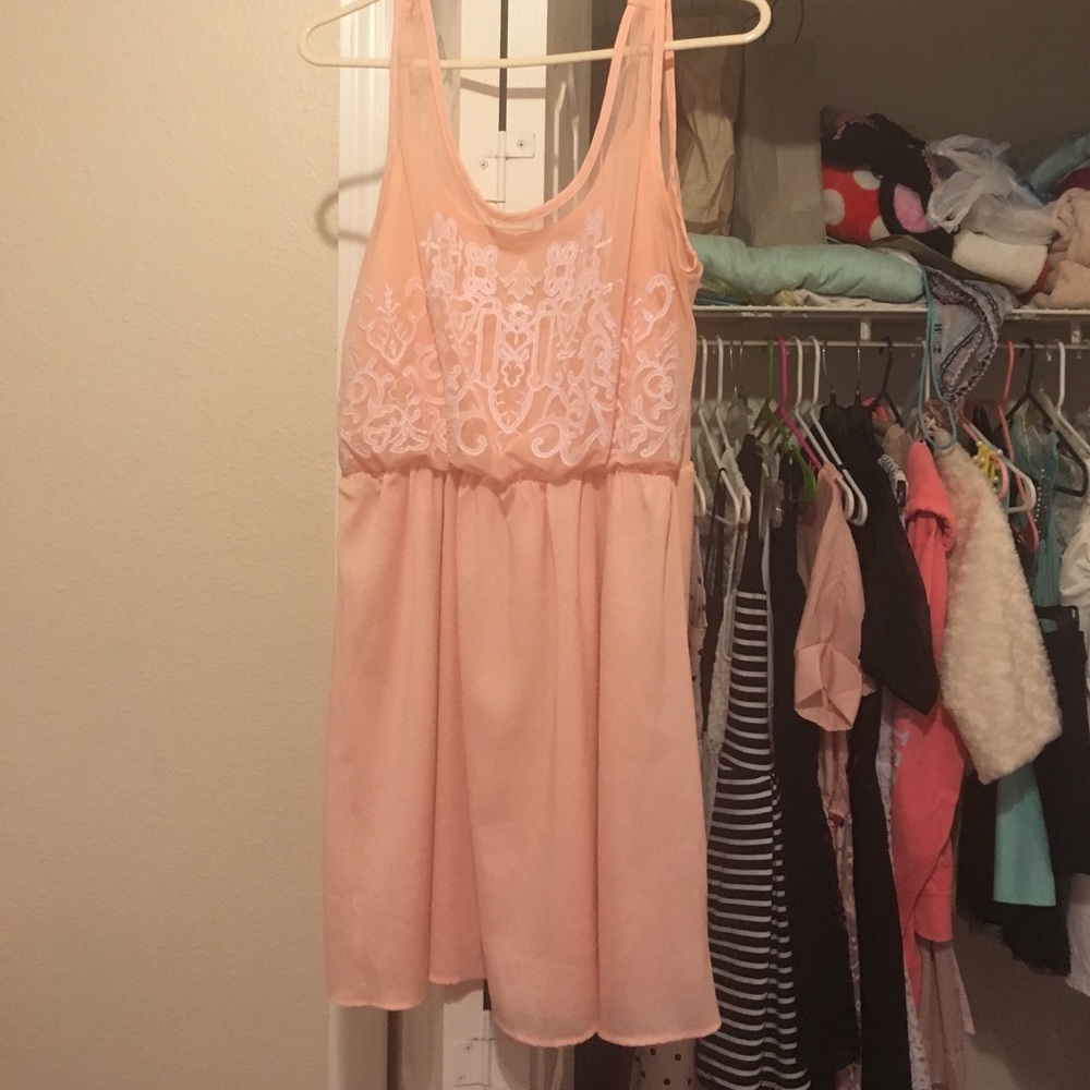 Peach  dress