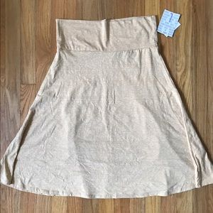 Yellow LuLaRoe Azure skirt - large