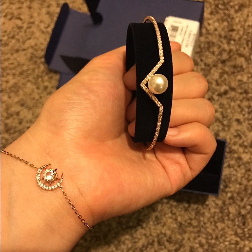 Swarovski bracelet rose gold