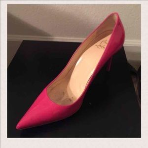 Pink Christian louboutins