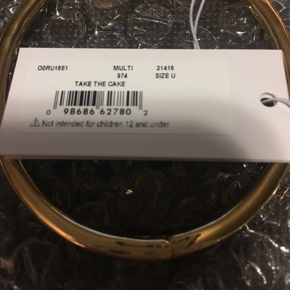 Kate Spade Pink Cupcake Hinge Bangle Bracelet NEW - Picture 8 of 8