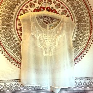 Kimchi Blue sheer tank tunic