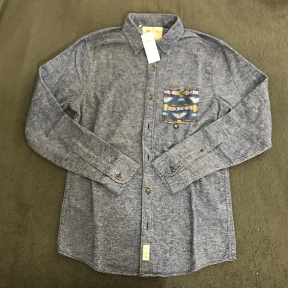 Hollister Other - Hollister Patterned Pocket Flannel Shirt XS