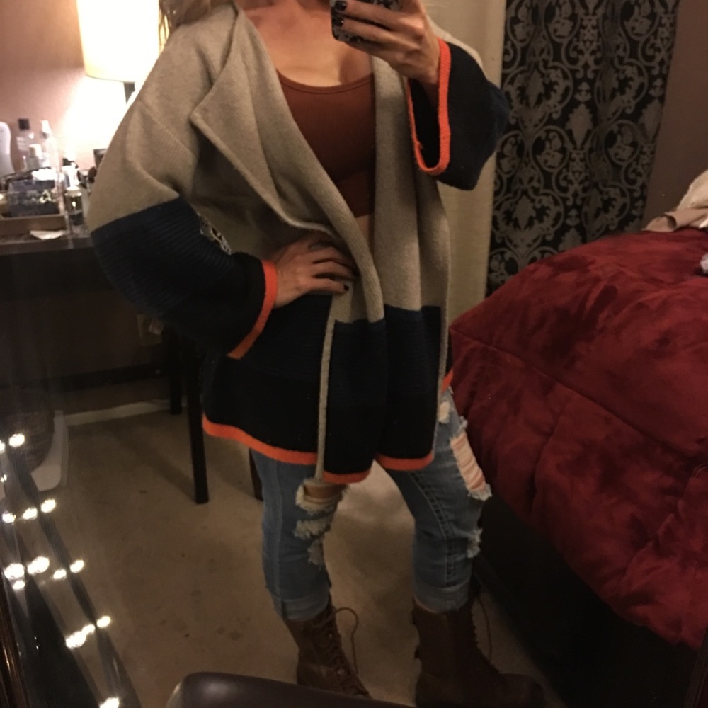 Gap oversized sweater and boots