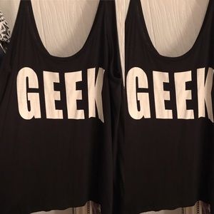 "GEEK" Graphic Tank