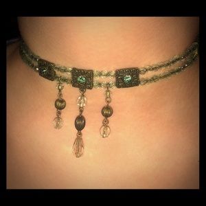 Vintage Crystal Choker Necklace
