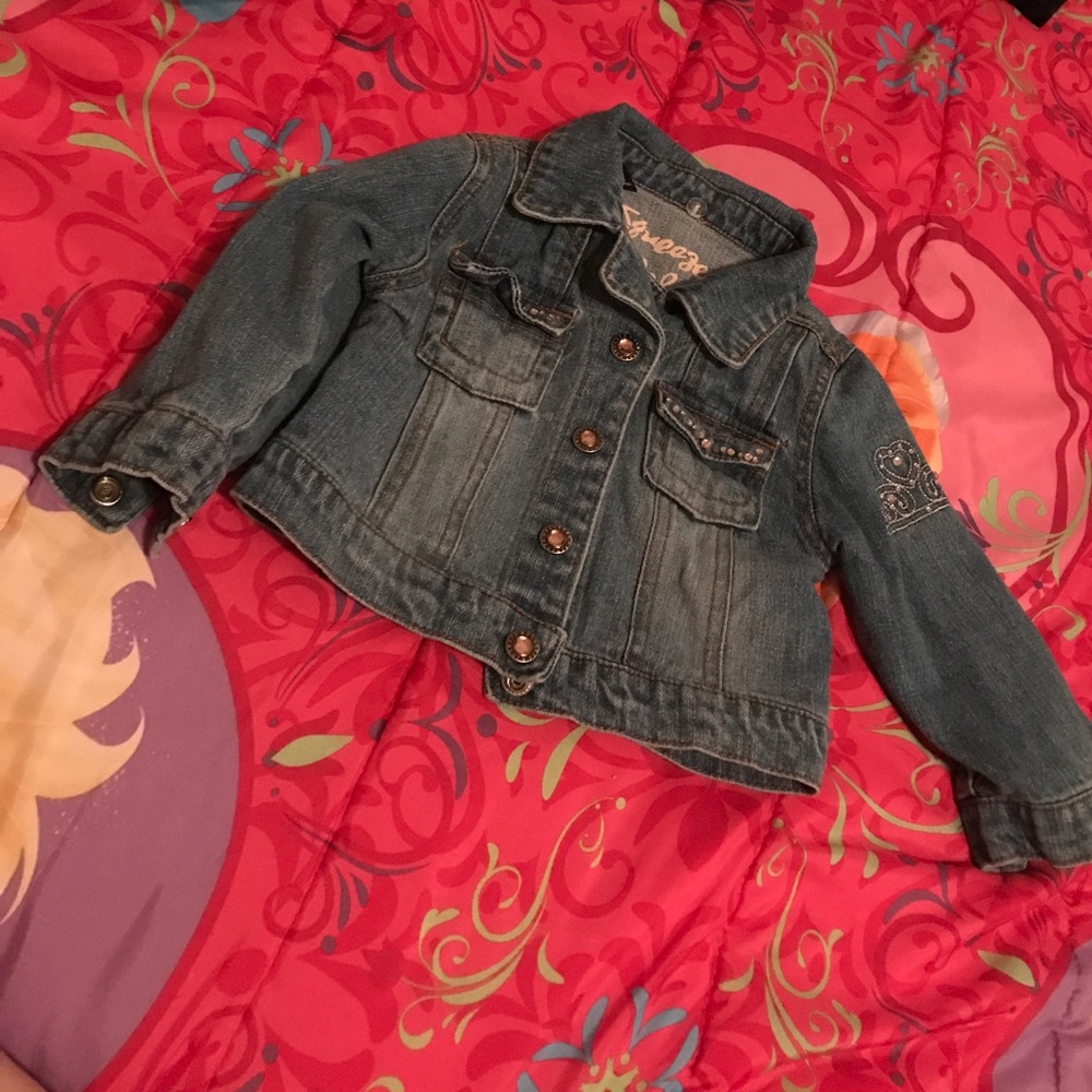 Girls blue jean jacket