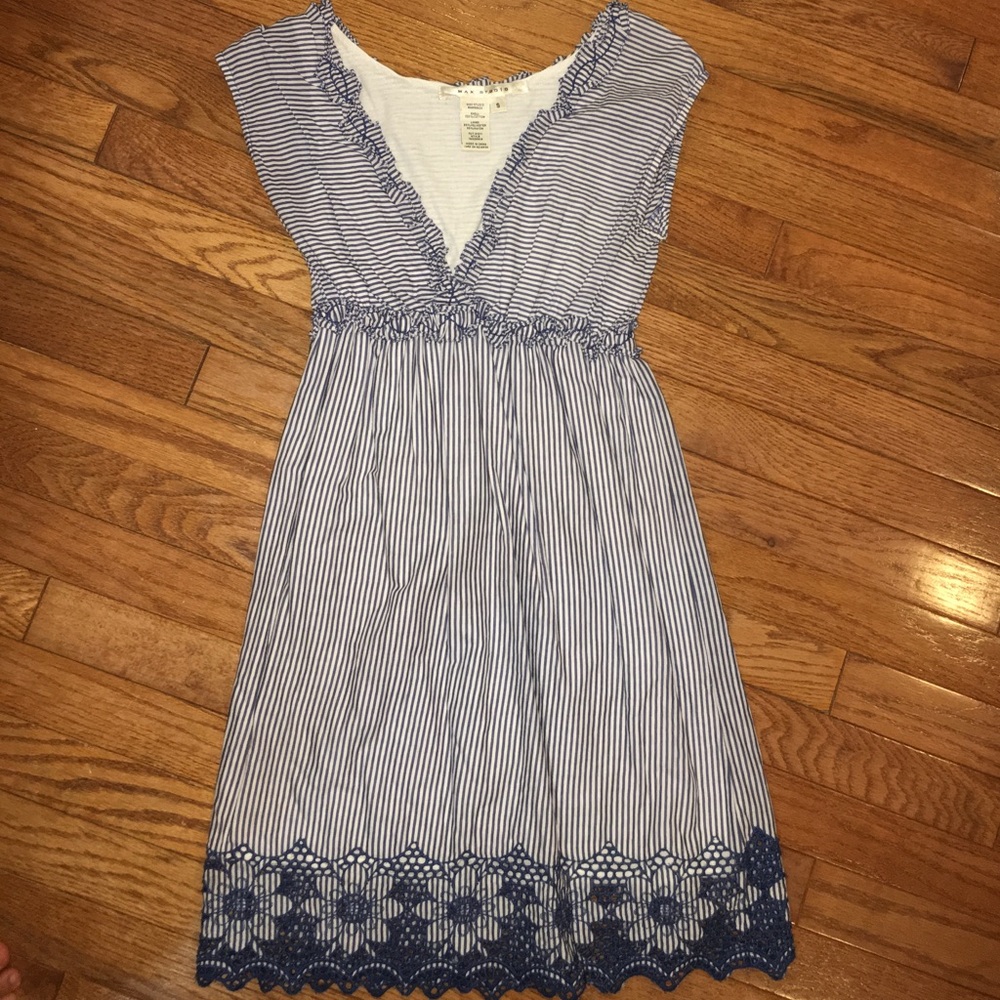 Max studio striped summer dress