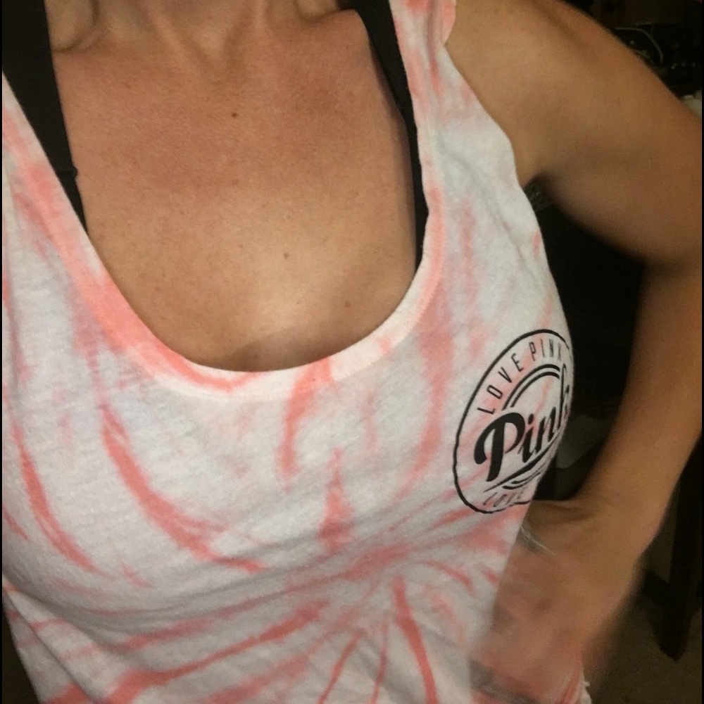 Tie dye Victoria Secret shirt