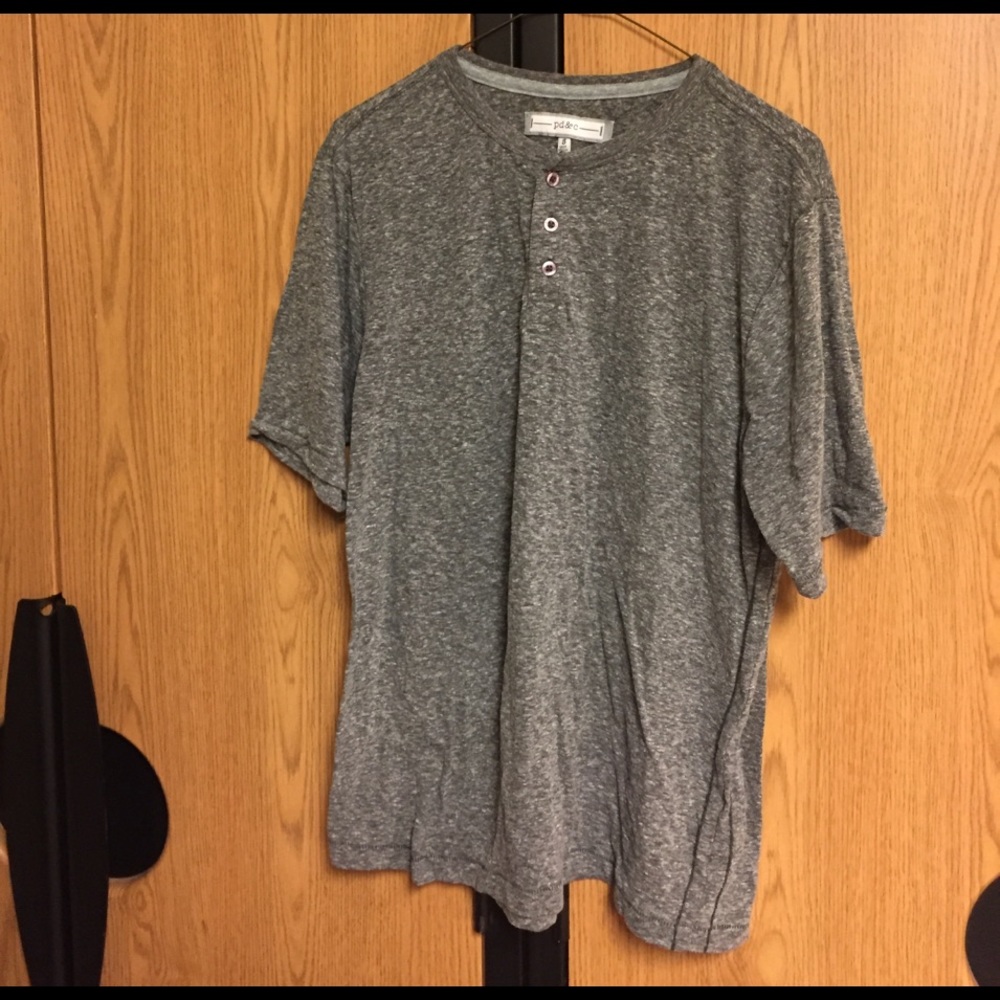 Men's pd&c  Henley short sleeve t-shirt