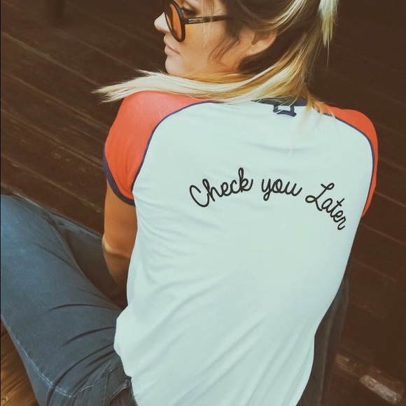 CHECK YOU LATER TEE - Picture 2 of 4