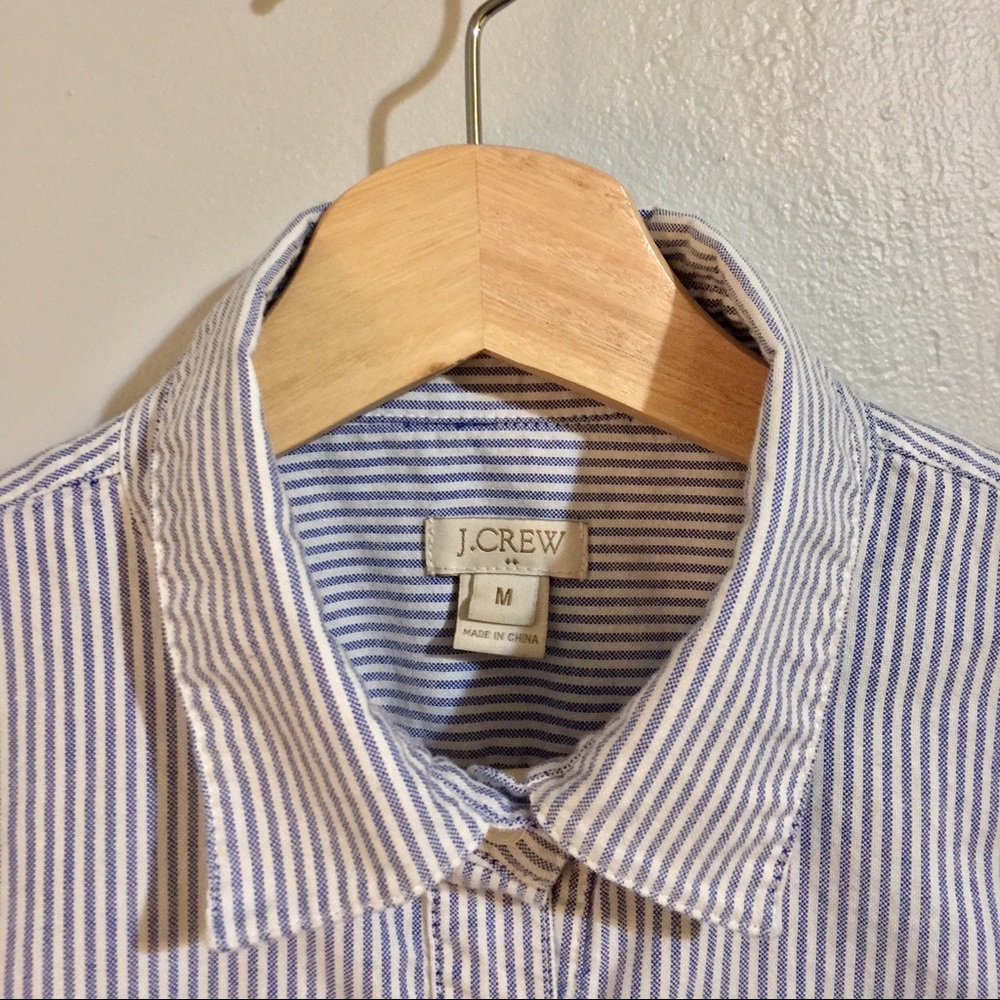 🎉 Sold 🎉 JCrew Camp Popover, Size Medium - Picture 3 of 4
