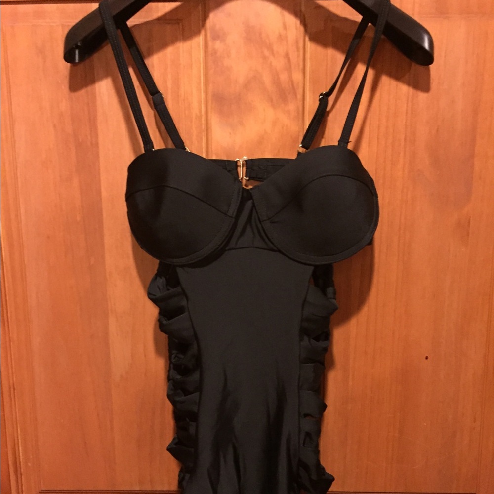 NWT Black Ninimour sexy one piece bathing suit