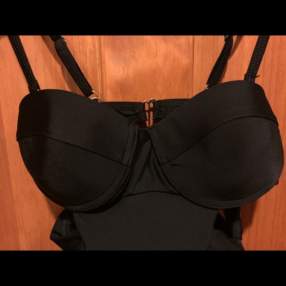 NWT Black Ninimour sexy one piece bathing suit - Picture 4 of 6