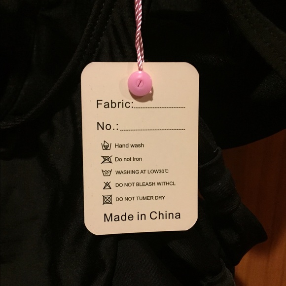 NWT Black Ninimour sexy one piece bathing suit - Picture 5 of 6