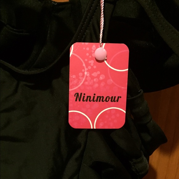 NWT Black Ninimour sexy one piece bathing suit - Picture 6 of 6