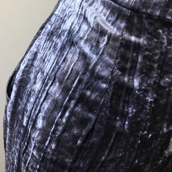 {Rachel Roy} Crushed Velvet Faux-Wrap Midi Dress - Picture 5 of 7