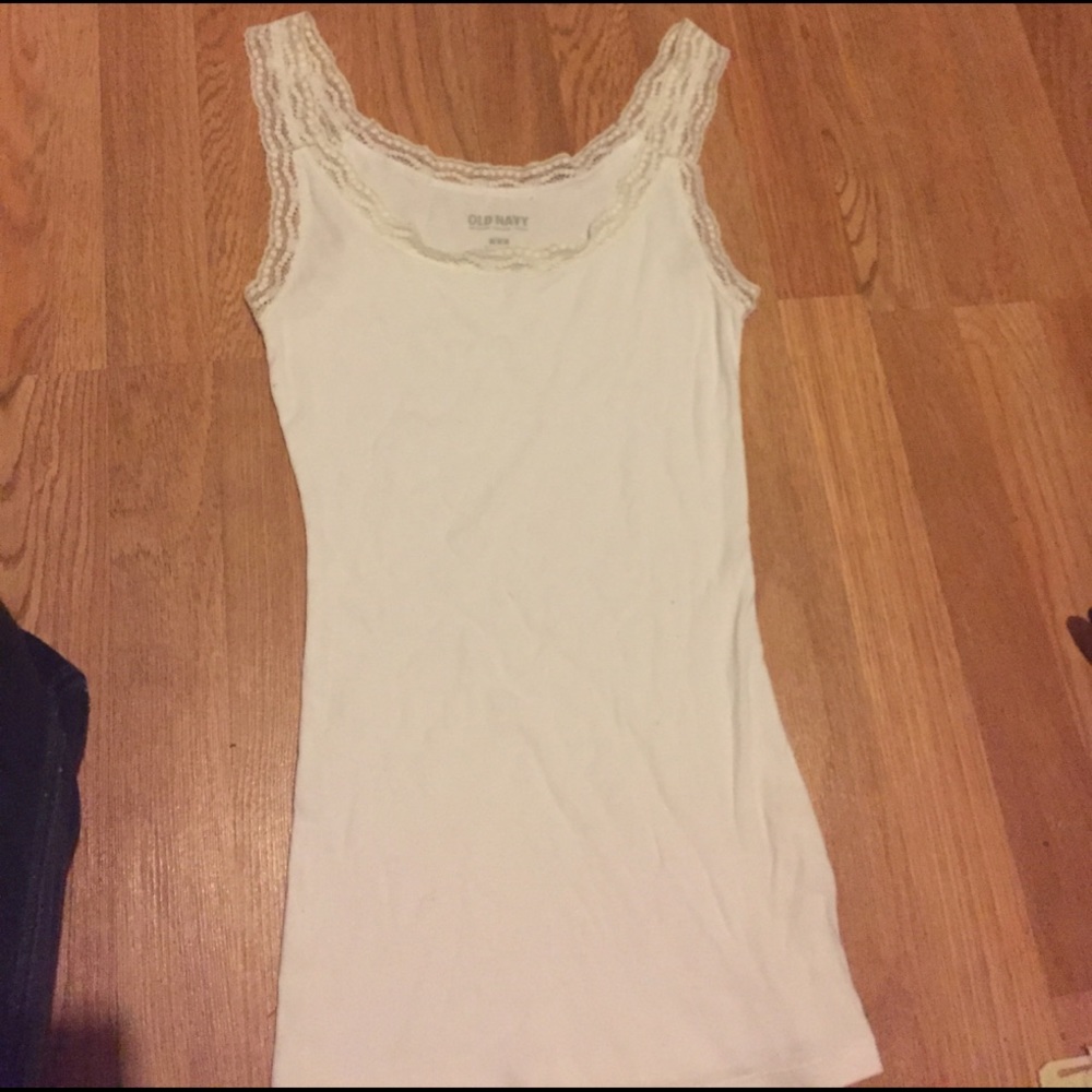 White Old Navy Cami