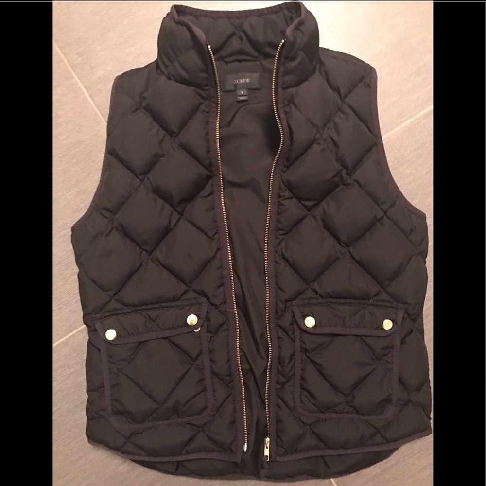 J Crew Excursion Quilted Down Vest