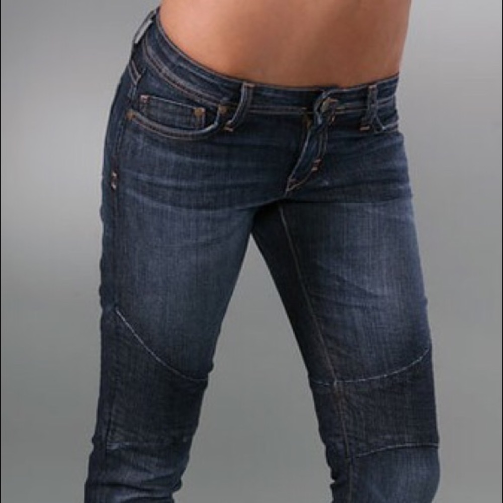 Dylan George Cara Moto Skinny Retail $198! SZ 25 - Picture 3 of 8