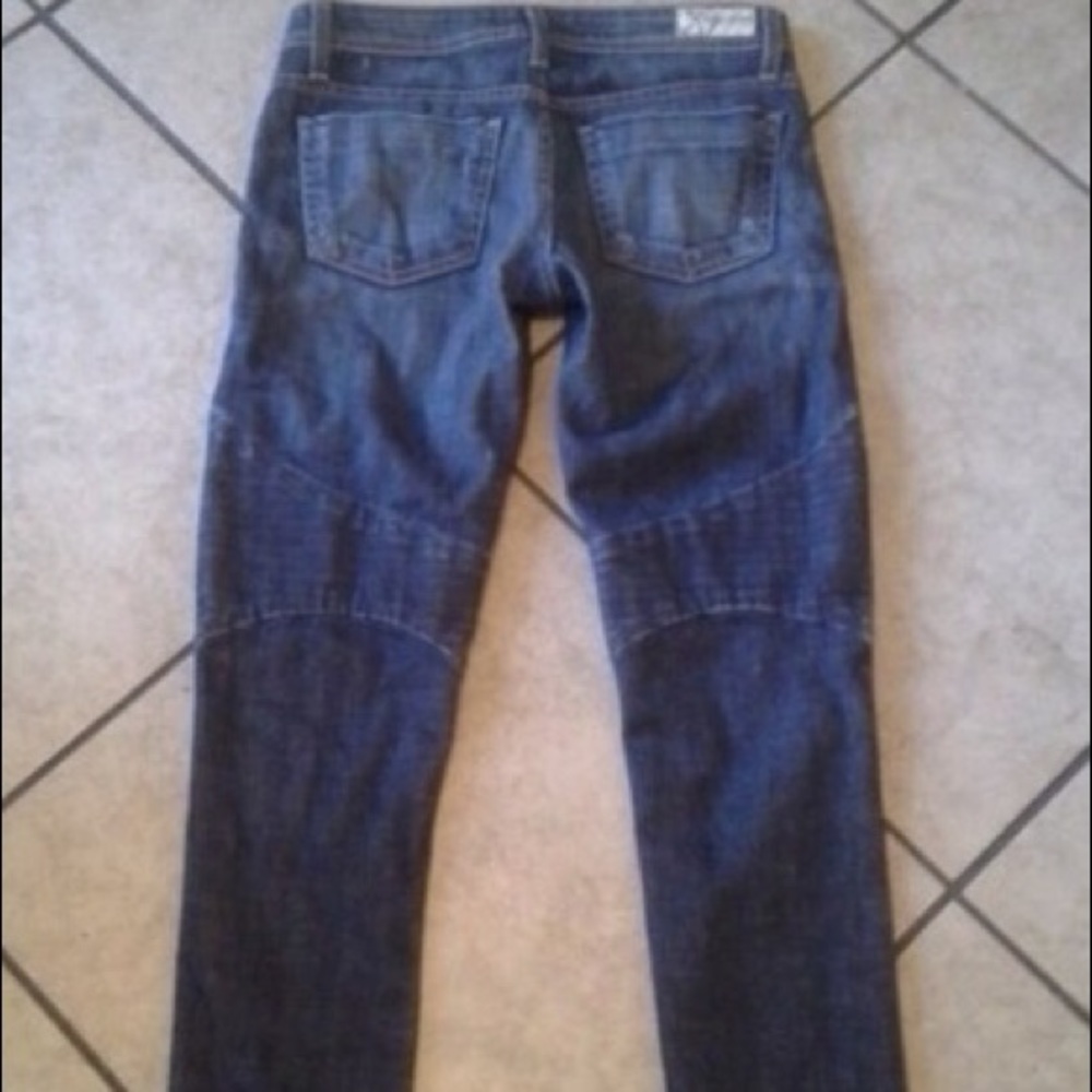 Dylan George Cara Moto Skinny Retail $198! SZ 25 - Picture 5 of 8