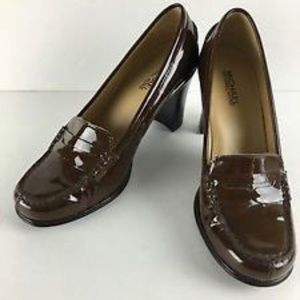 Michael Kors Patent Leather Loafers Size 5.5