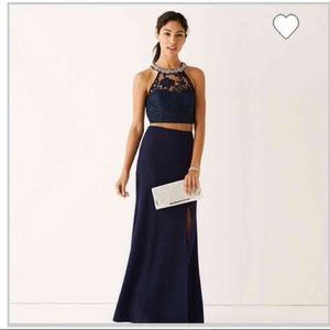 Two-piece Prom Dress