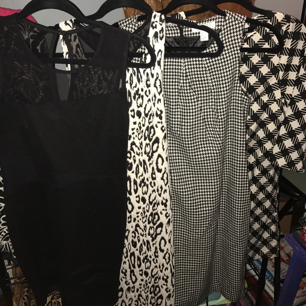 Bundle of 4 Black Dresses--Forever 21