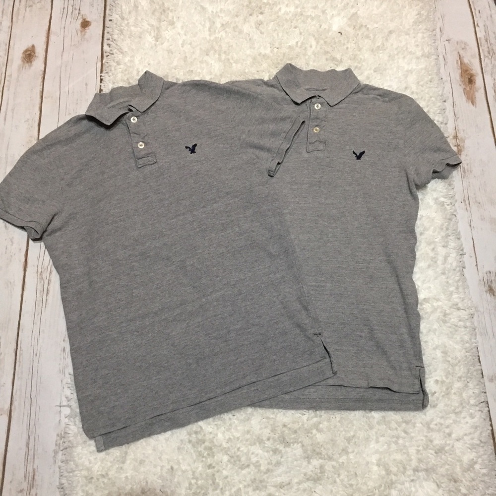 🌹HP American Eagle Outfitters Polo Shirts Mens XS