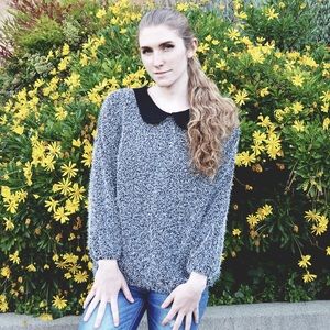 HARE Japan Lolita Peter Pan Collar Bubble Sweater