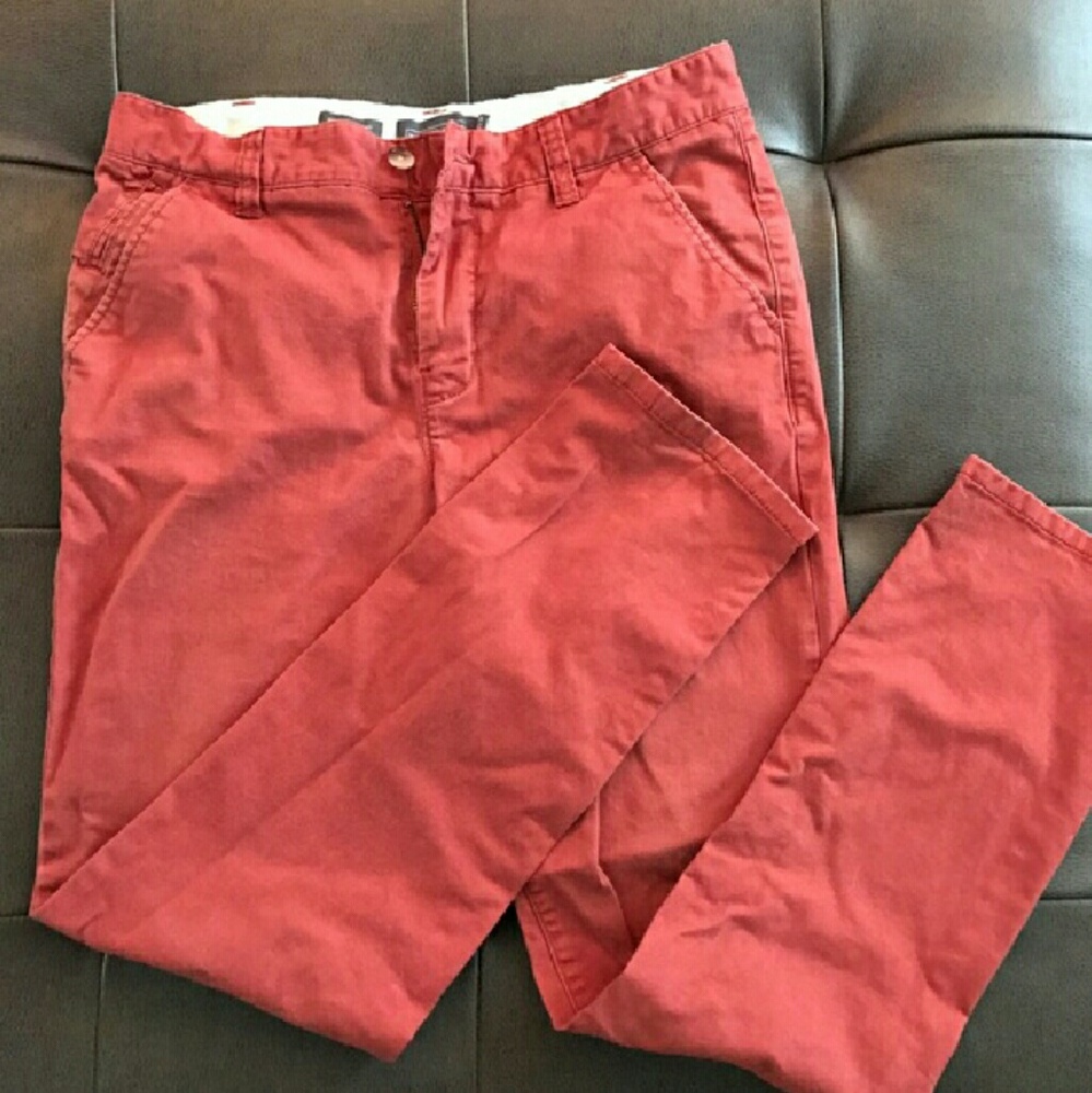 Red dress pants