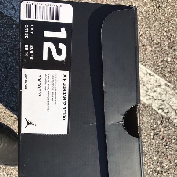 Jordan 12 Gamma Blue Size 12