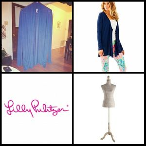 Lilly Pultzer blue cardigan Size M