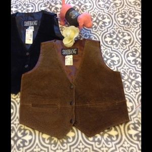 $FIVE $DOLLAR $FRIDAYS 🎁 Brown Suede Child Vest