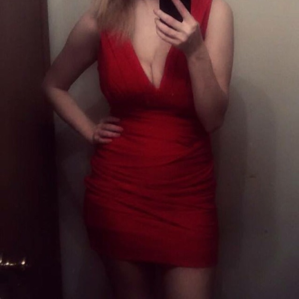 Red dress