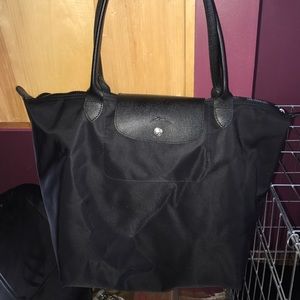 Longchamp Large Le Pliage Neo in black