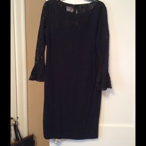 Muse black lace dress