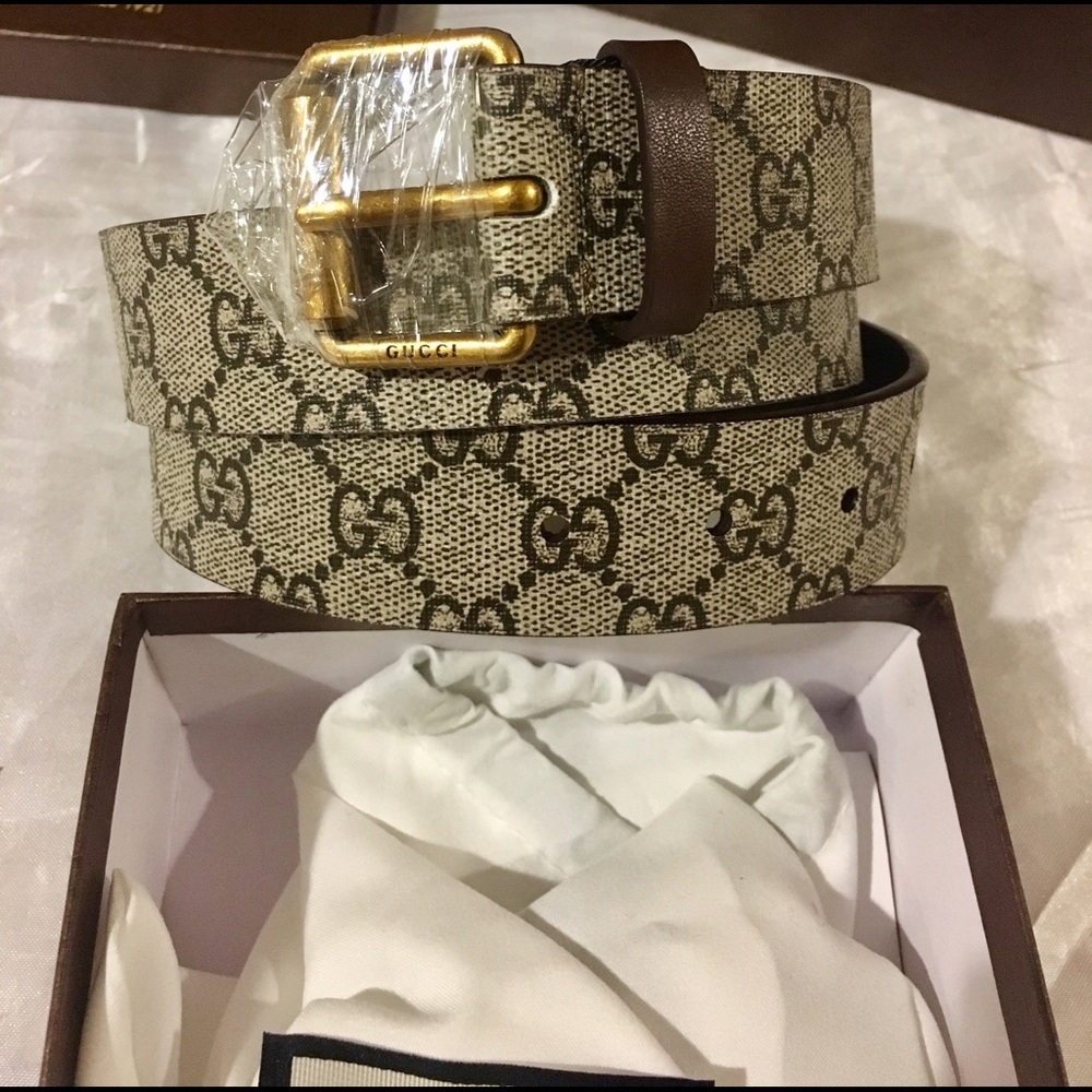 Gucci Supreme Bengal Tiger GG belt size 90 (30-32)