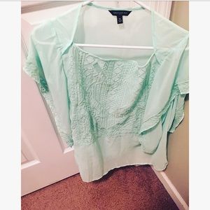 Silk embroidered Top