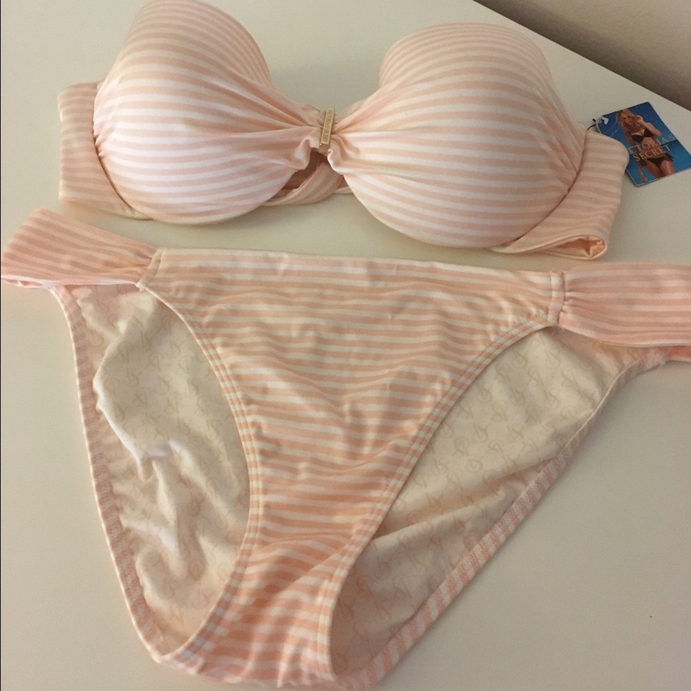 Victoria's Secret Pink Stripe Bikini
