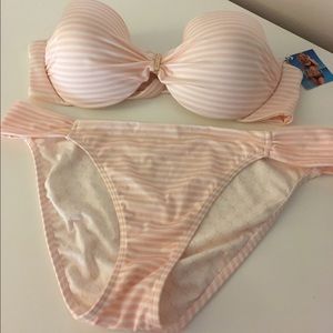 Victoria's Secret Pink Stripe Bikini