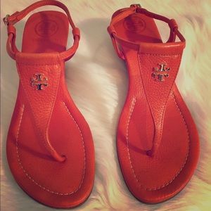Tory Burch Casey T Strap Sandals Size 7 1/2